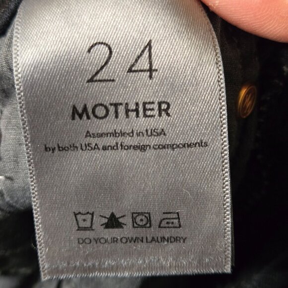 Mother The Mid Rise Zip Rambler Ankle Night In Venice Size 24 - Picture 9 of 11